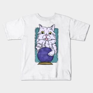 Psychic cat Kids T-Shirt